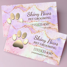 Purpurina de lujo Perro Paw Mascota Grooming