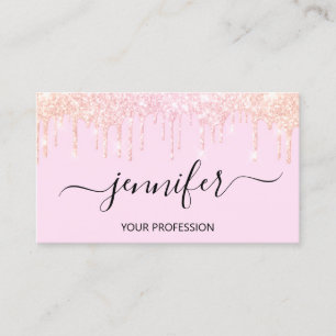 Tarjeta De Visita Purpurina de maquillaje Lash Nail Perforaciones ro