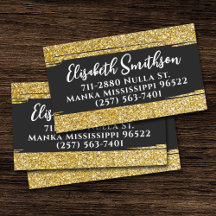 Purpurina de oro elegante y elegante Personalizado
