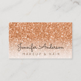 Tarjeta De Visita Purpurina de otoño