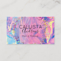 Purpurina del Holografo Púrpura Confetti Salon Bus