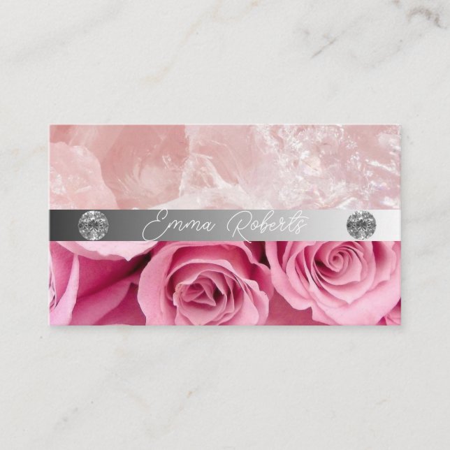 Tarjeta De Visita Purpurina Glam Beauty Makeup Artist Eyelash & Lips (Anverso)