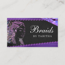 Purpurina Glam Resumen Salón de trenzado de pelo m