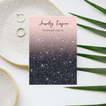 Purpurina Pink And Black Earder Holder