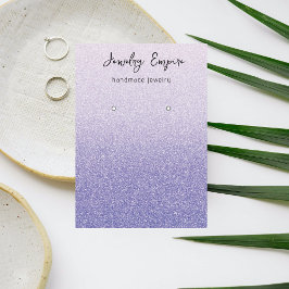 Tarjeta De Visita Purpurina púrpura moderno esparce ganador