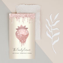 Purpurina rosado Drip Strawberry Confection Sweet 