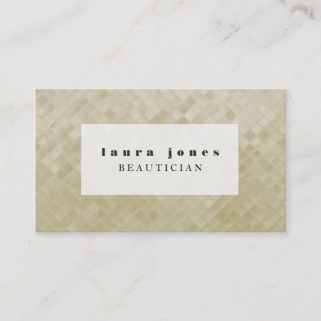 Tarjeta De Visita Purpurina Tiles Hair Stylist Fashion Template (Anverso)