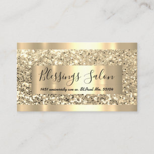 Tarjeta De Visita Purpurina VIP Gold Frame Planificador Luminoso Bus