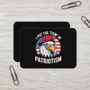 Tarjeta De Visita Puse el Ismo en el Patriotismo