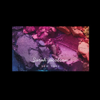 Tarjeta De Visita Push Luxury Cosmetics Cosmetologist Eyeshadow