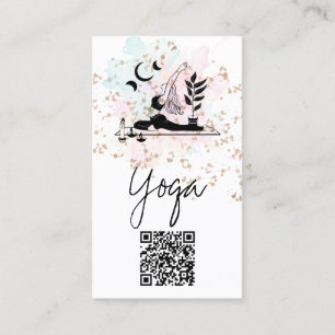 Tarjeta De Visita *~* QR AP33 Espiritual Chakra Celestial