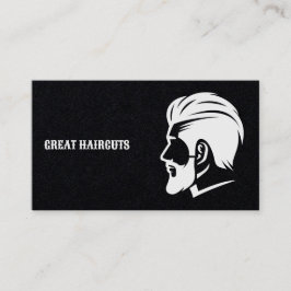 Tarjeta De Visita QR Barber Premium