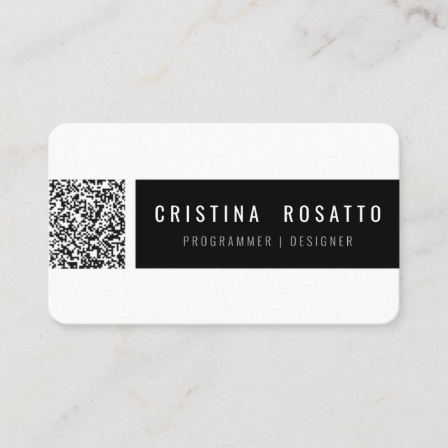 TARJETA DE VISITA QR CODE CARD (Anverso)