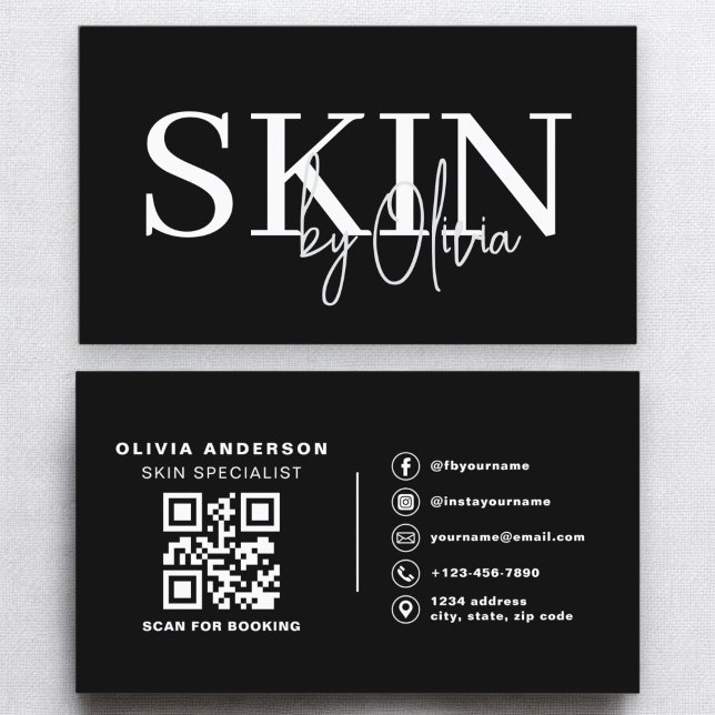 Tarjeta De Visita QR Code SkyCare Specialist White (Subido por el creador)
