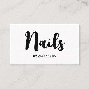 Tarjeta De Visita QR Code Social Media Nail Technician Tech Artista