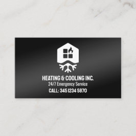 Tarjeta De Visita QR De Calefacción Y Refrigeración De 🌡️ HVAC