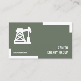 Tarjeta De Visita QR de la industria petrolera