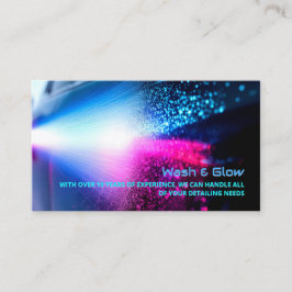 Tarjeta De Visita QR de lavado de coches