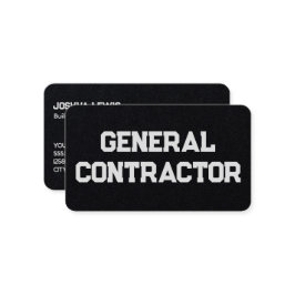 Tarjeta De Visita QR del contratista general