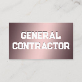 Tarjeta De Visita QR del contratista general