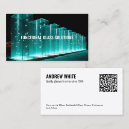 Tarjeta De Visita QR Glass Company