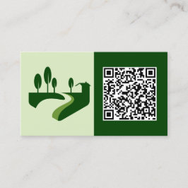 Tarjeta De Visita 🍃 QR Landscaping Lawn Mower