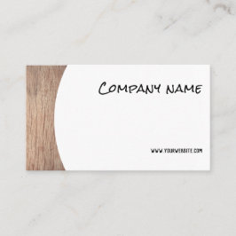 Tarjeta de visita QR para fotografía de madera min