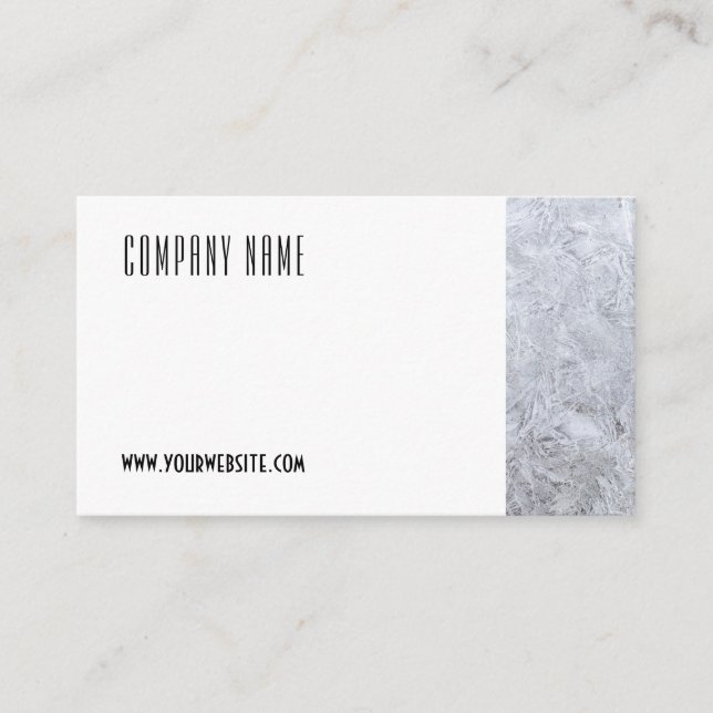 Tarjeta de visita QR para fotografía de vidrio de  (Anverso)