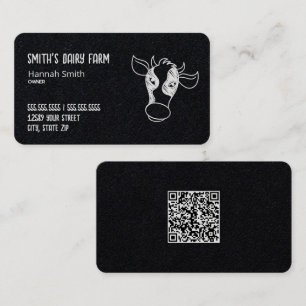 Tarjeta de visita QR para Personalizado de leche l