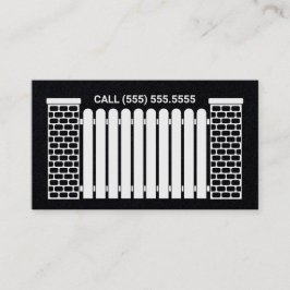 Tarjeta De Visita QR Personalizado de construcción de vallas