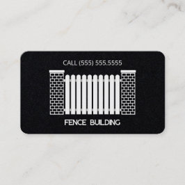 Tarjeta De Visita QR Personalizado de construcción de vallas