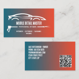 Tarjeta De Visita QR Personalizado de desactivación automática