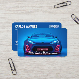 Tarjeta De Visita QR Personalizado de desactivación automática de 🚿