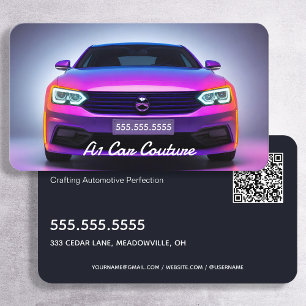 Tarjeta De Visita QR Personalizado de desactivación automática de 🔝