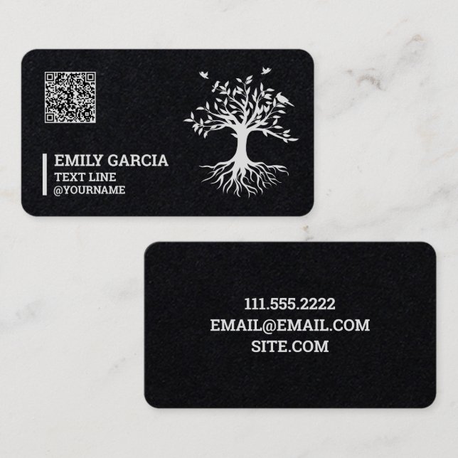 Tarjeta De Visita QR Personalizado de MLM de marketing (Anverso / Reverso)