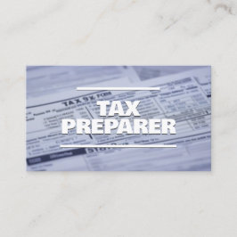 Tarjeta De Visita QR Personalizado de preparación de impuestos