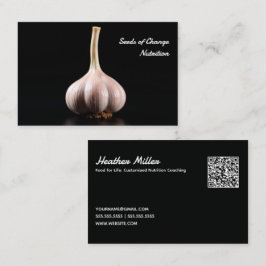 Tarjeta De Visita QR personalizado del entrenador de nutrición