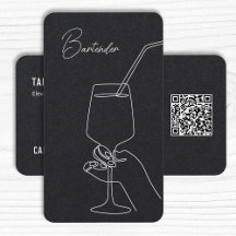 QR Personalizado profesional de barman