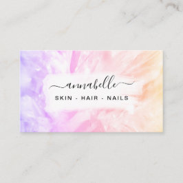 Tarjeta De Visita *~* QR Prisma AP26 OPAL Cristal Arcoiris Eéreo