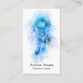 Tarjeta De Visita *~ QR Sacred Shamanic Dream Catcher Tribal Shaman