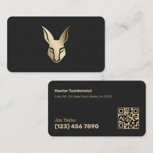 Tarjeta De Visita QR Taxidermist escannable
