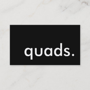 Tarjeta De Visita quads.