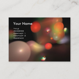 Tarjeta De Visita QUANTUM BURBUJES MONOGRAM Vibrante