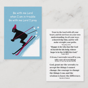 Tarjeta De Visita Que Dios nos ayude en tiempos difíciles