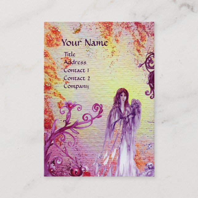 TARJETA DE VISITA QUEEN GUINEVERE MONOGRAM (Anverso)