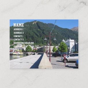 Tarjeta De Visita Queenstown, Otago, Nueva Zelandia