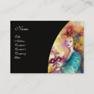 Tarjeta De Visita QUEMANDO EL CARNAVAL / teatro, danza y música