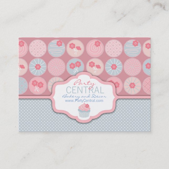 Tarjeta de visita querida del chica (Anverso)