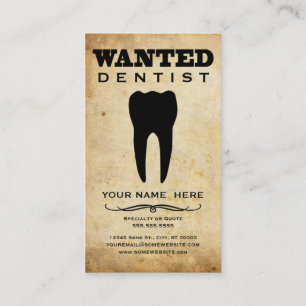 Tarjeta De Visita querido: dentista