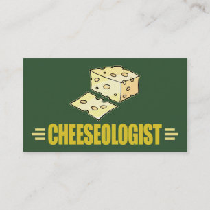 Tarjeta De Visita Queso Divertido CHEESEÓLOGO Wisconsin